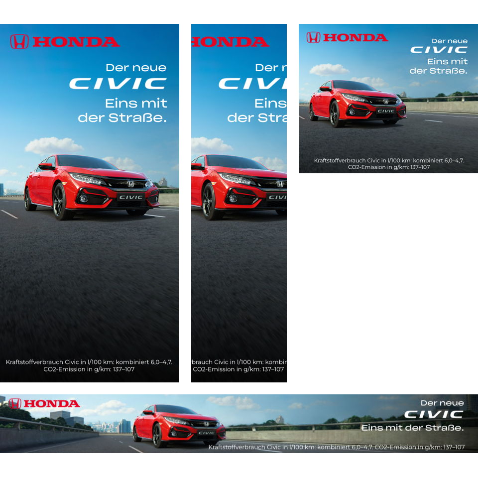 dynamic display ad Honda